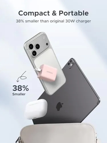 The UGREEN 3-Port 30W USB C Charger Block, GaN II Type in real use