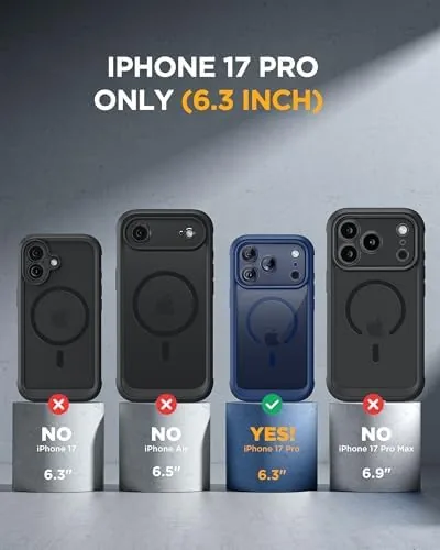 Close look at the Miracase Magnetic for iPhone 17 Pro Case 6.3-inch [Compatible with build quality