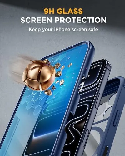 Another view of the Miracase Magnetic for iPhone 17 Pro Case 6.3-inch [Compatible with