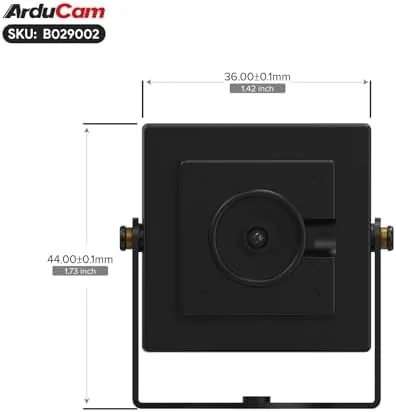 Detail shot of the Arducam 4K 8MP Autofocus USB Camera Module with HDR, 1080P features