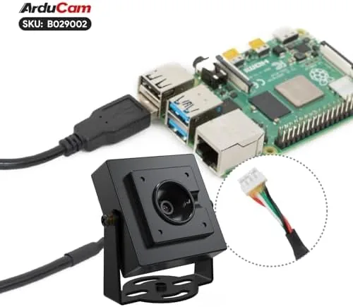 The Arducam 4K 8MP Autofocus USB Camera Module with HDR, 1080P in real use