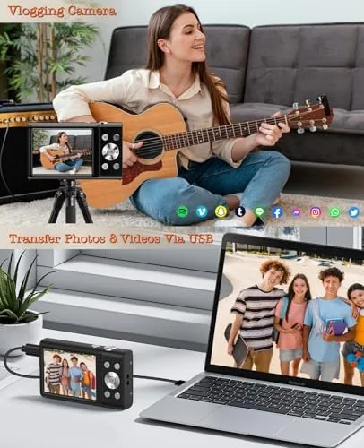 The Digital Camera, 4K Vlogging Camera for YouTube Autofocus Cameras for compared in context