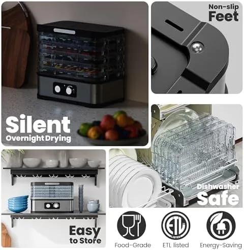 The Small Food Dehydrator for Jerky, Fruit, Herbs & Pet Treats in real use