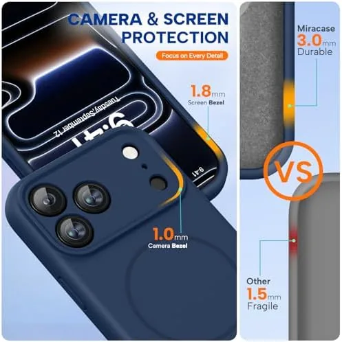 Inside view of the case showing the microfiber lining and the camera cutout