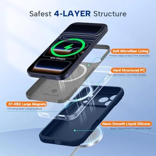 The cased iPhone being held in hand showing the grip and profile