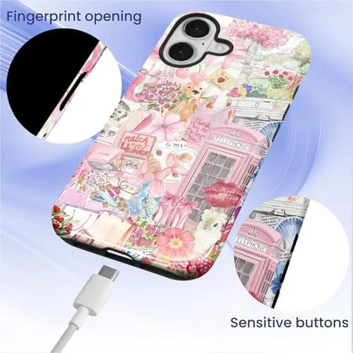 Another view of the DAIZAG Case for iPhone 17,Mixed 2 Layer Design Shockproof Soft