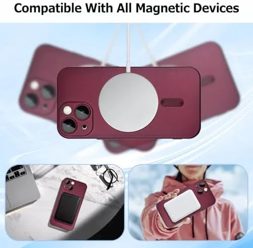 Close look at the ankofave Magnetic Case for iPhone 15 Phone Case for Women build quality