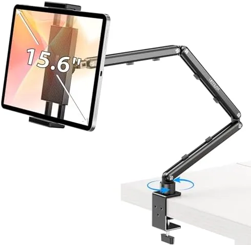 Tablet Stand for Desk, Adjustable iPad Holder for Bed, 4.7"-15.6" | 360° Rotation, Sturdy Review: Tested and Rated
