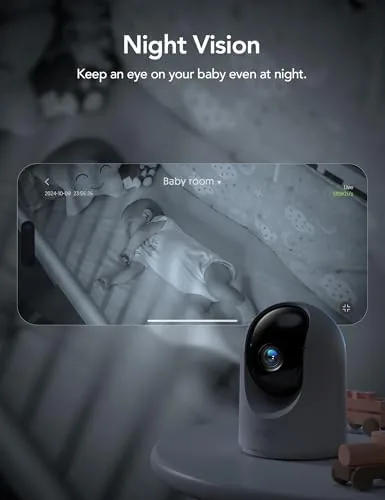 A grid view of all four cameras in the app showing different rooms