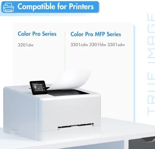 Close look at the 218A Toner Cartridges 4 Pack for HP 218 218X W2180A build quality