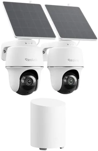 Overview of the REOLINK 360° PT Solar Security Cameras Wireless Outdoor System 2