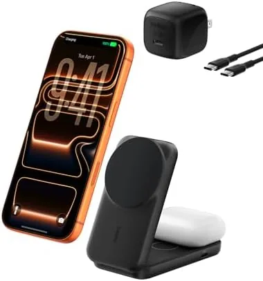 Overview of the Belkin Qi2.2 25W Wireless 2 in 1 Foldable Fast Charging