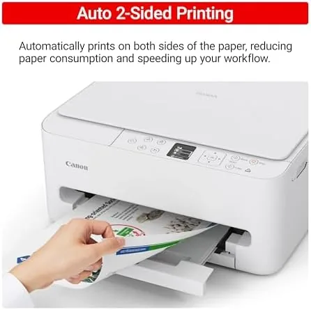 Testing the Canon PIXMA TS6520 Wireless Color Inkjet Printer Duplex Printing, White over two weeks