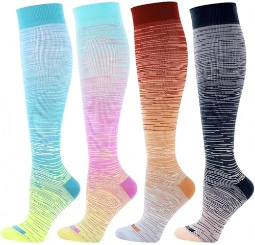 Testing the LEVSOX Compression Socks Women and Men, 20-30mmHg, Best for Nurses, Travel, Pregnancy over two weeks