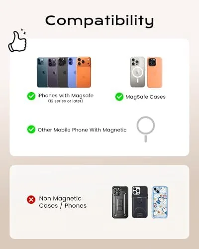 The KPNEOL Magnetic Mag-safe Wallet Cell Phone Card Holder for Phone compared in context