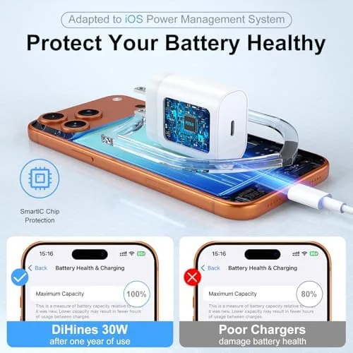 The Phone 16 15 Charger Fast Charging,30W Type C Chargers USB in real use