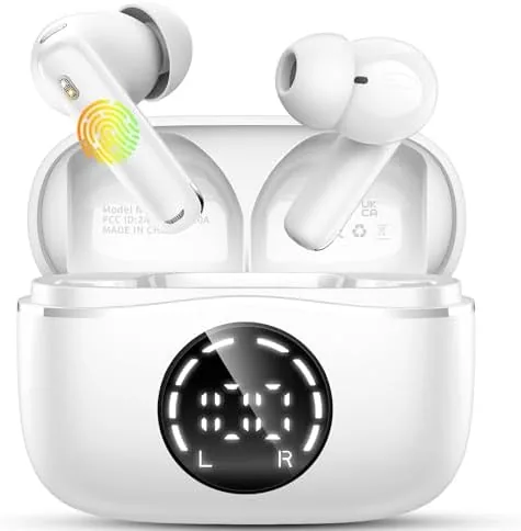 Overview of the Bluetooth 5.4 Headphones, 3D-Stereo Wireless Earbuds Deep Bass in Ear
