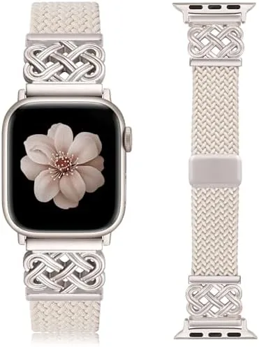 Overview of the TOYOUTHS Braided Magnetic Band Compatible with Apple Watch Bands 38/40/41/42/44/45/46/49mm