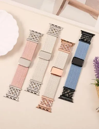 Another view of the TOYOUTHS Braided Magnetic Band Compatible with Apple Watch Bands 38/40/41/42/44/45/46/49mm