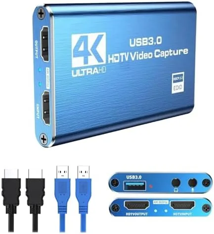 Testing the 4K Audio Black Video Capture Card - Supports 4K HDMI over two weeks