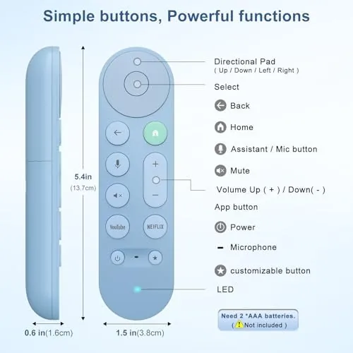Testing the Voice Replacement for Google Chromecast Remote，for Google TV Remote Control over two weeks
