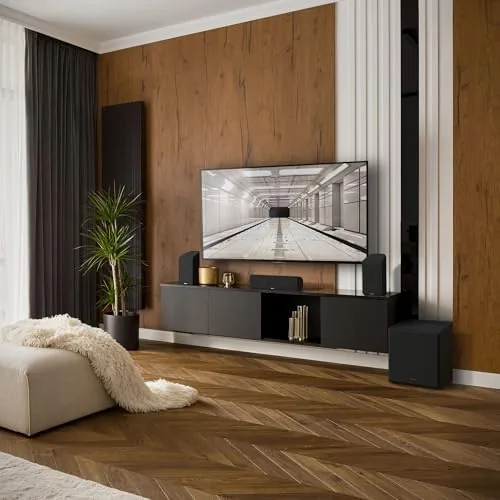 The Klipsch bundle compared side by side with a soundbar setup