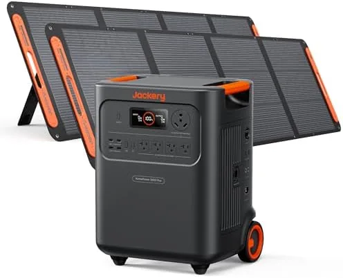 Overview of the Jackery HomePower 3600 Plus Portable Power Station with 2X 200W