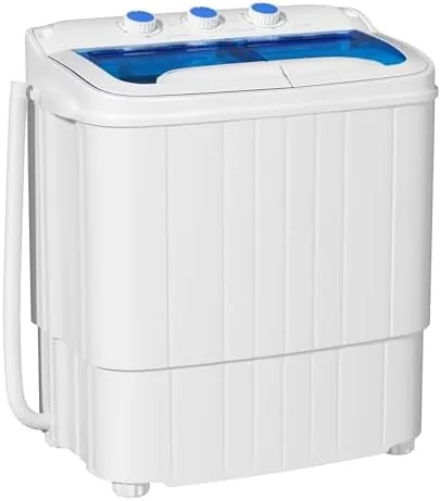 Portable Washer and Dryer, 16 lbs Mini Small Washing Machine Combo with Spin Dryer Review: Tested and Rated
