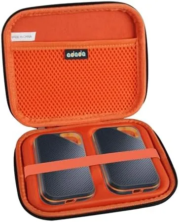 Detail shot of the Adada Hard Case for SanDisk 500GB / 250GB / 1TB features