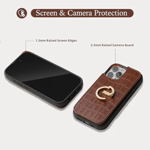 The CUSTYPE Wallet Case for iPhone 16 Pro Max (6.9") Card compared in context