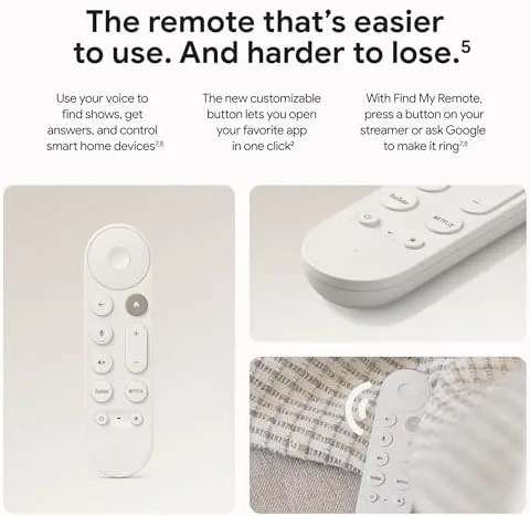 The Google TV Streamer beside a budget streaming stick and a television remote