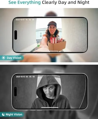 Close look at the ZUMIMALL 2K Wireless Doorbell Camera No Subscription, Battery Powered | build quality