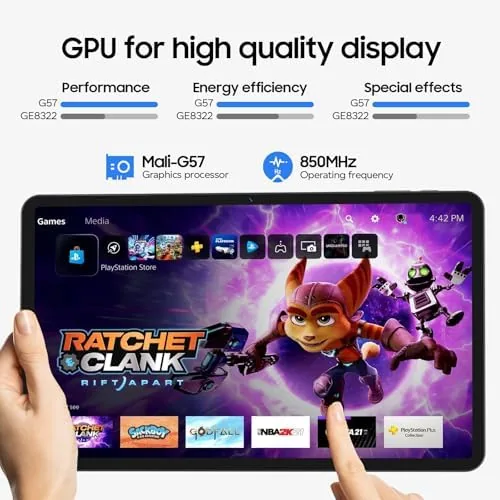 Another view of the Tablet 12 inch Large Screen, Android 15 Tablet 16GB RAM