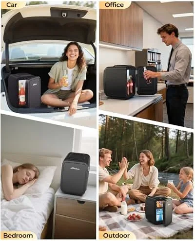 Testing the BEICHEN Mini Fridge 4 Liter/6 Can Portable Compact Refrigerator | over two weeks