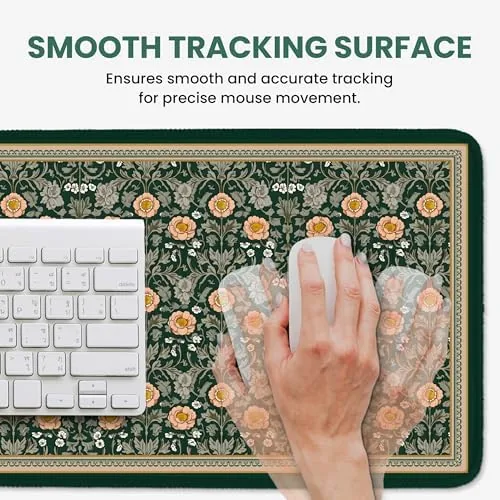 The Large Desk Mat, Extended Mouse Pad for Desktop, 31.5" x in real use