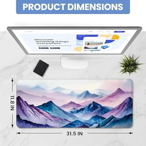 Close look at the Large Desk Mat, Extended Mouse Pad for Desktop, 31.5" x build quality