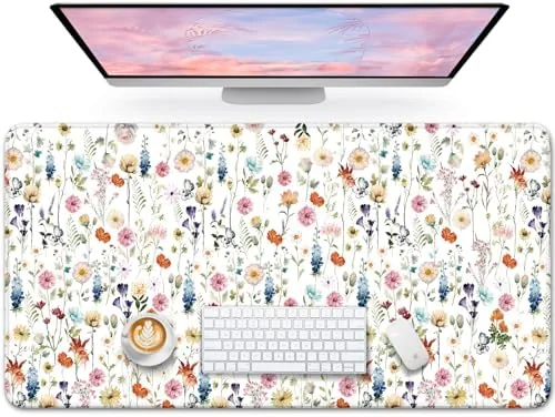 Large Desk Mat, Extended Mouse Pad for Desktop, 31.5" x 11.8" | Wildflowers Extended Review: Tested and Rated