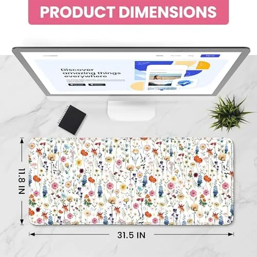 Close look at the Large Desk Mat, Extended Mouse Pad for Desktop, 31.5" x build quality