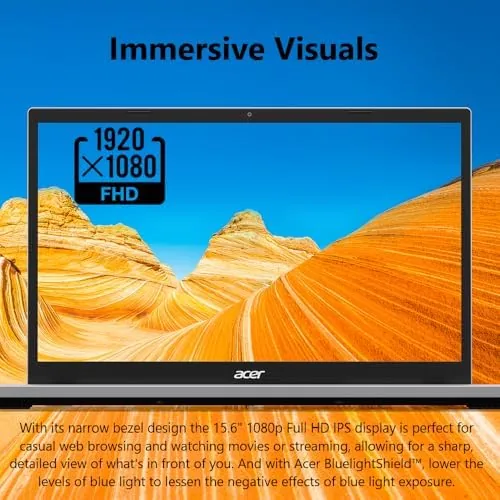 The Acer Aspire Go 15 next to a Lenovo laptop of the same class