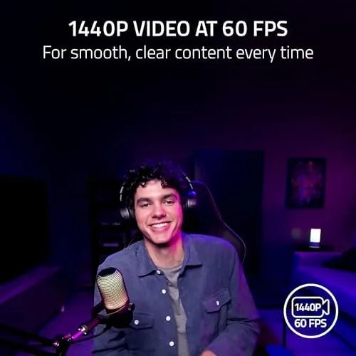 Close look at the Razer Kiyo V2 X Webcam for Streaming and Meetings, 1440p build quality