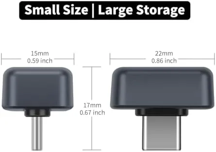 The UnionSine USB C Flash Drive 128GB, SSD-Stick for iPhone 15/16/17 compared in context