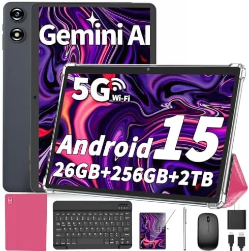 Overview of the Android Tablet 10 inch, 2026 Android 16 Tablet with Keyboard