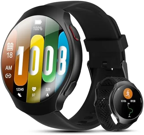 Overview of the GPS Smart Watch for Men With AI (Answer/Make Call), 1.43"