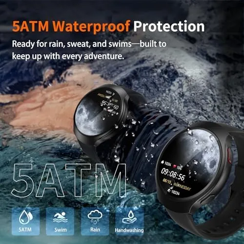 Another view of the GPS Smart Watch for Men With AI (Answer/Make Call), 1.43"