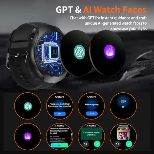 The GPS Smart Watch for Men With AI (Answer/Make Call), 1.43" compared in context