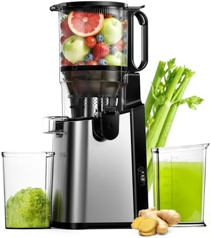 EUHOMY 5.8-Inch Cold Press Juicer Review: Whole Fruits In, Juice Out
