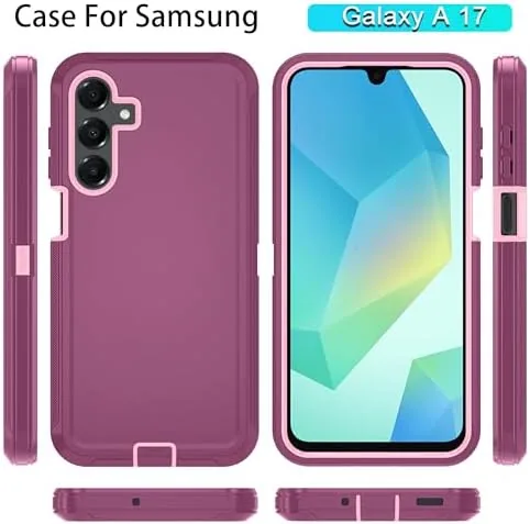 The cased phone showing the camera cutout protection on the rear