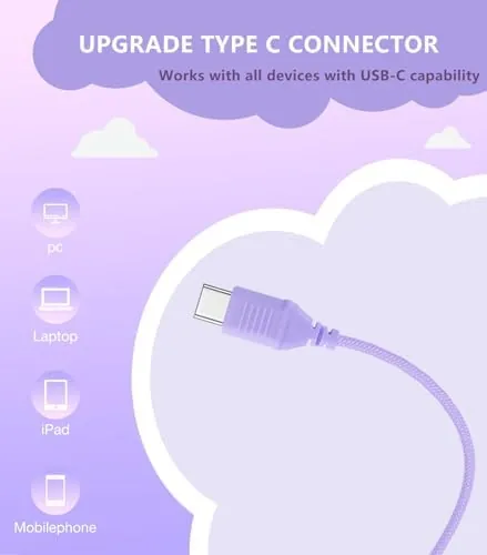 Close look at the Bywulanda Upgrade USB Type C Kids Headphone for School, 94dB build quality