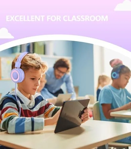 The Bywulanda Upgrade USB Type C Kids Headphone for School, 94dB compared in context