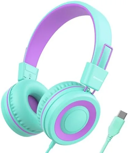 Testing the Bywulanda Upgrade USB Type C Kids Headphone for School, 94dB over two weeks